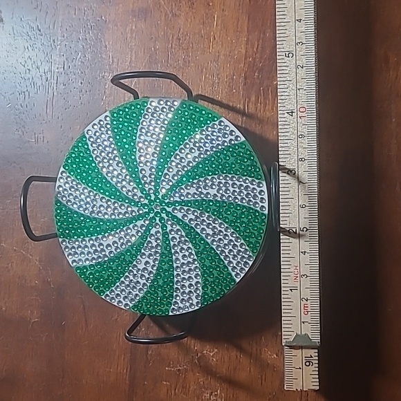 Rhinestone Christmas Coasters - Picture 14 of 14